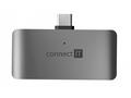 CONNECT IT CompactPRO externí USB-C hub + čtečka k