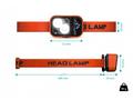 CONNECT IT BLINK 200R LED čelovka, 4 režimy svícen