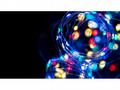 TESLA nano řetěz 50LED, RGB, 5m + 30cm kabel