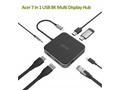 Acer 7in1 USB4 8K Multi Display hub: 1x HDMI (až 8