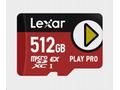 Lexar paměťová karta 512GB PLAY PRO microSDXC™ Exp