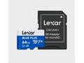 Lexar microSDHC Blue Plus UHS-I with SD adapter, u