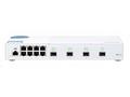 QNAP řízený switch QSW-M408S (12portů: 8x Gigabit 