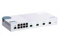 QNAP řízený switch QSW-M408S (12portů: 8x Gigabit 