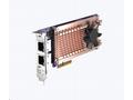 QNAP QM2 series, 2 x PCIe 2280 M.2 SSD slots, PCIe