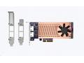 QNAP QM2 series, 2 x PCIe 2280 M.2 SSD slots, PCIe