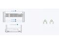 QNAP RAIL-S01 sada krátkých kolejnic, ližiny