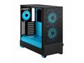 Fractal Design Pop Air RGB Cyan Core TG Clear Tint