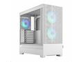 Fractal Design Pop Air RGB White TG Clear Tint, Mi