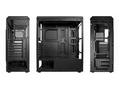 VeinX case Mars MAR01A Mid Tower, bez zdroje, 3xUS