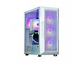 Zalman skříň I3 Neo ARGB white, ATX, 4x120 ARGB fa