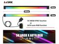 1stCOOL AURA EVO ARGB LED, SATA, 28cm, černá
