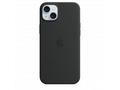 iPhone 15+ Silicone Case with MS - Black