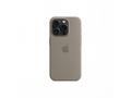 iPhone 15 Pro Silicone Case with MS - Clay
