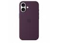 iPhone 16 Silicone Case with MS - Plum, SK