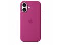 iPhone 16 Silicone Case with MS - Fuchsia, SK