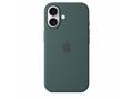 iPhone 16 Silicone Case with MS - Lake Green, SK
