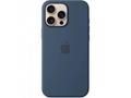 iPhone 16 Pro Max Silicone Case w MS - Denim, SK