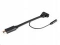AKASA kabel HDMI na VGA, s audio kabelem, 20cm, če
