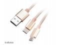 AKASA - 2 v 1 - USB 2.0 typ A na typ C a typ B