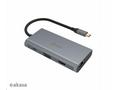 AKASA adaptér USB Type-C 9-in-1 Dock (PD Type-C, H