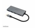 AKASA adaptér USB Type-C 9-in-1 Dock (PD Type-C, H