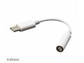 AKASA adaptér USB Type-C na 3.5 mm headphone jack 