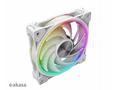 AKASA ventilátor SOHO AR, 12cm ARGB PWM fan, 120x1