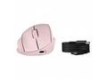 720M Capacitor Tilt Ergonomic Mouse Pink