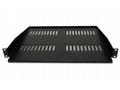XtendLan Police 400mm, univerzal, 1U, 25kg nosnost