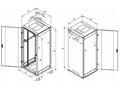 TRITON 19" stojanový rozvaděč 45U, 800x1000, rozeb