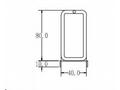19" vyvazovací panel LEXI-Net 1U, celokovový, 6x ú