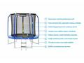 Marimex Standard trampolína 244 cm + ochranná síť 