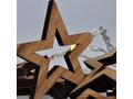 Solight LED řetěz vánoční hvězdy dřevěné, 10LED ře