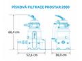 Marimex ProStar 2000 písková filtrace