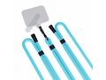 3mk EasyClip Light Blue (black)