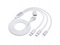 3mk nabíjecí kabel - Hyper Cable 3in1 A, C to C, M