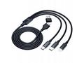 3mk nabíjecí kabel - Hyper Cable 3in1 A, C to C, M
