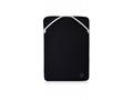 HP Protective Reversible 14 Blk, Slv Sleeve - pouz