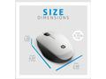HP Dual Mode Silver Mouse 300 - bluetooth myš, při
