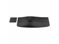 HP 960 Black Ergonomic Wireless Keyboard - bezdrát