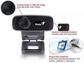 GENIUS FaceCam 1000X V2, HD, 720p, USB2.0, UVC, mi