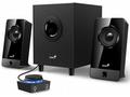 GENIUS reproduktory SW-2.1 300X, 2.1, 10W, dřevěné