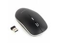 GEMBIRD myš MUSW-4BS-01, černá, bezdrátová, USB na