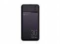 C-TECH Powerbanka 30000mAh, Li-Pol, 20W, USB-C, US