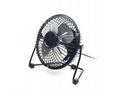 C-TECH Ventilátor UF-01, 100mm, USB, stolní, černá
