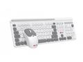 C-TECH WLKMC-05W Quallis, bezdrátový set klávesnic