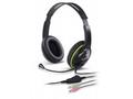Sluchátka s mik. GENIUS HS-400A green + redukce
