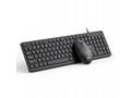 C-TECH KBM-105, drátový combo set klávesnice s myš