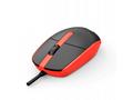 C-TECH myš WM-10, USB, 1200 DPI, červená